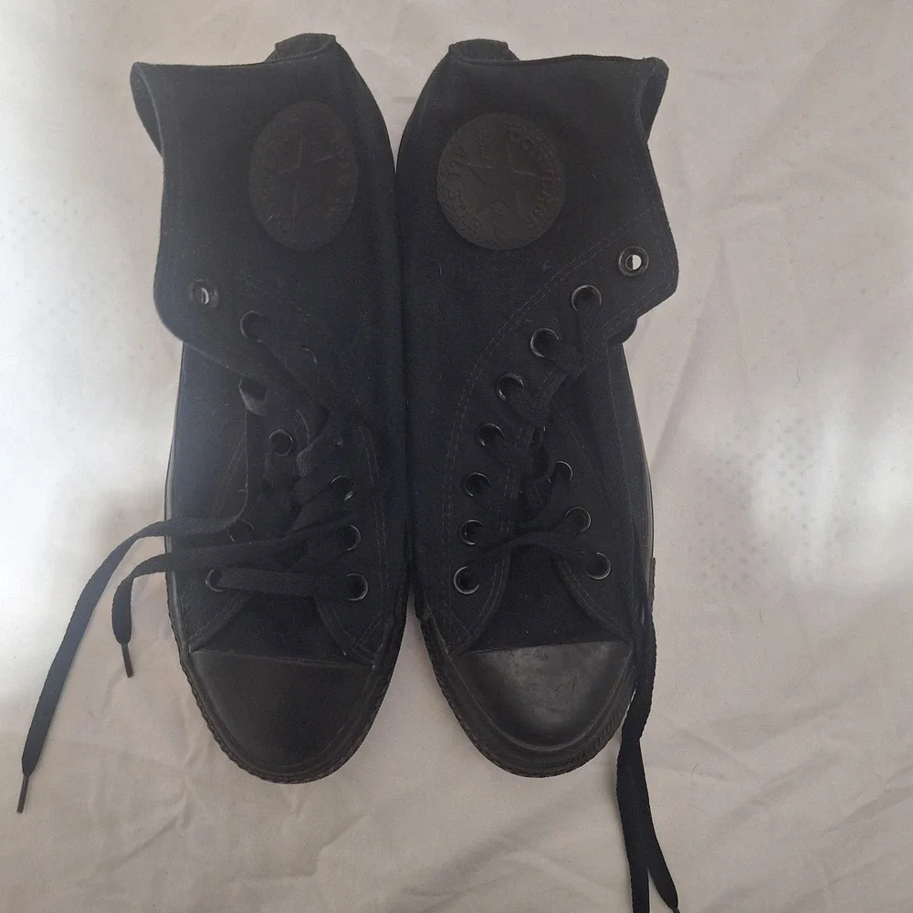 Converse Chuck Taylor All Star High Top Monochrome Black Sneakers M3310 Men 7 W9